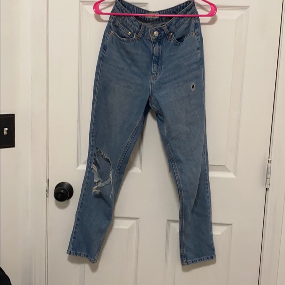 Topshop mom jeans
